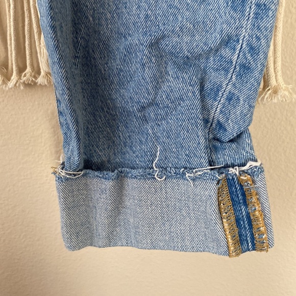 Levi’s 501 skinny high waisted blue denim jeans size small - Picture 3 of 9